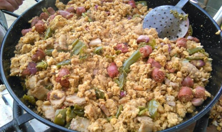 Las migas, el plato de la concordia.